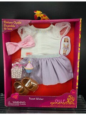Our Generation Deluxe Outfit For 18-Inch Dolls Sweet Wishes Set